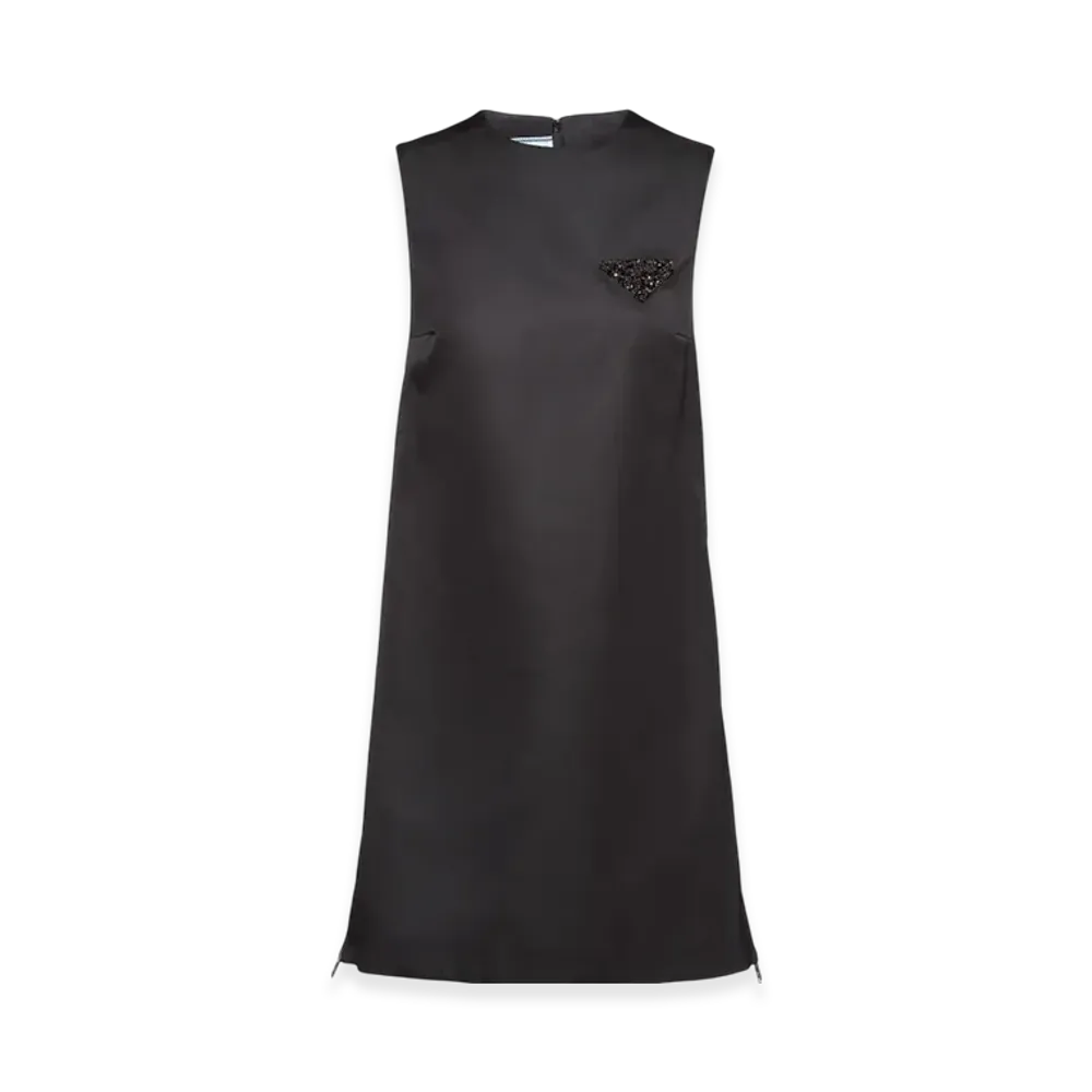 PRADA Women's Re-Nylon Mini-Dress "Black"