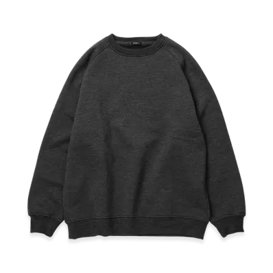 COMOLI W/C/Si L/S Crew "Gray"