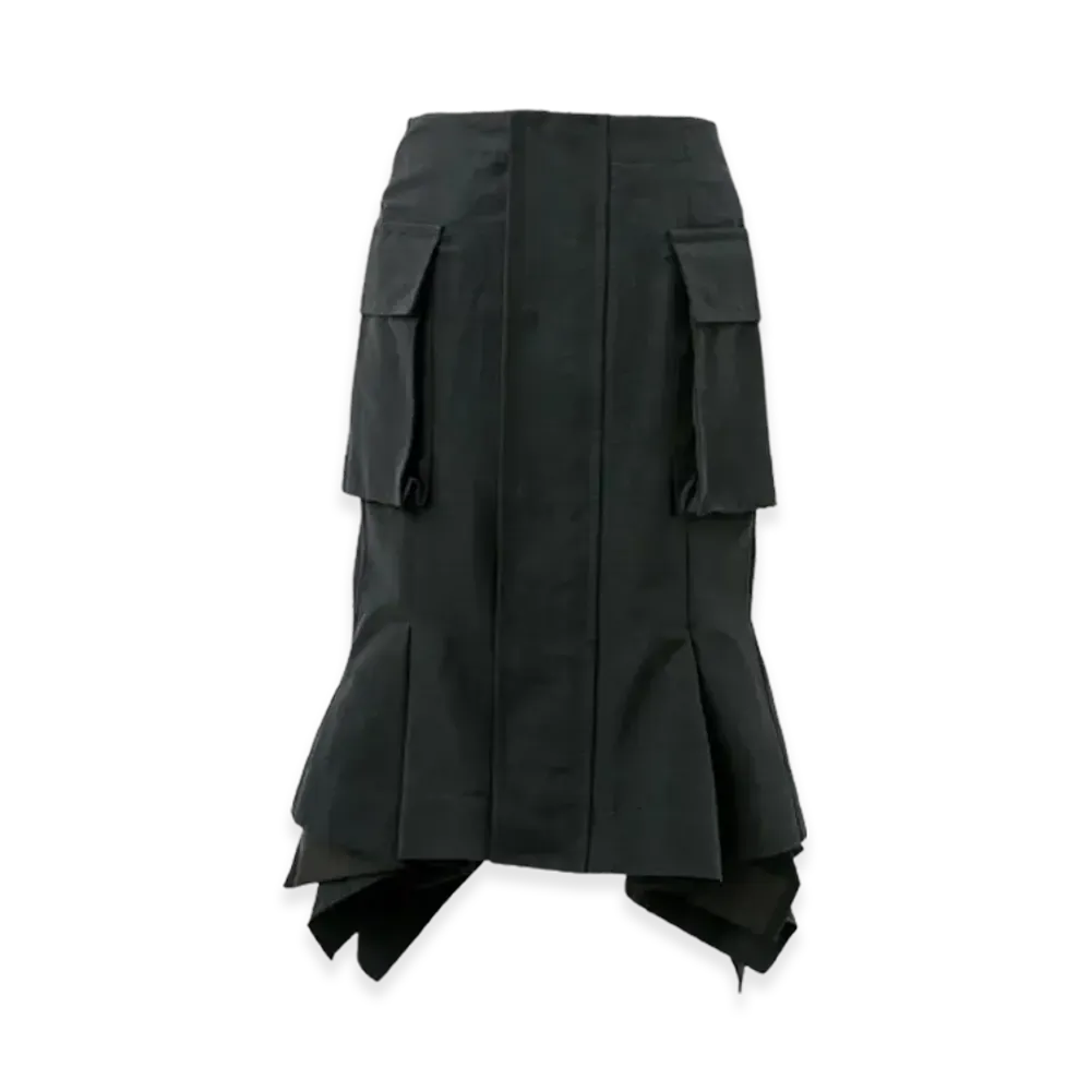 sacai Grosgrain Skirt "Black"