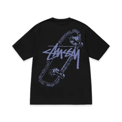 Stussy Skate Posse Pigment Dyed Tee "Black"