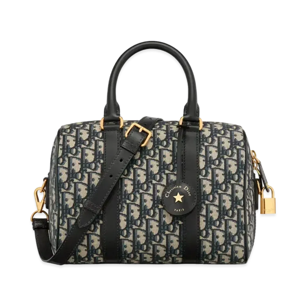 Dior Groove 25 Bag Dior Oblique Jacquard "Blue"