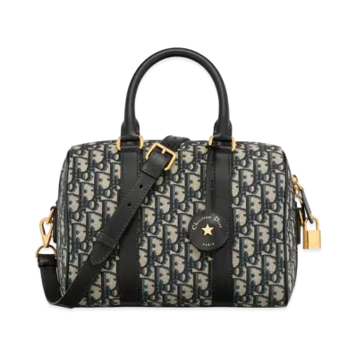 Dior Groove 25 Bag Dior Oblique Jacquard "Blue"