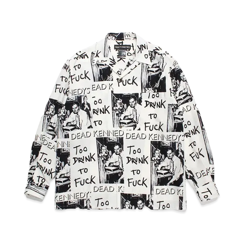 WACKO MARIA x DEAD KENNEDYS / Hawaiian Shirt Type-2 "White"