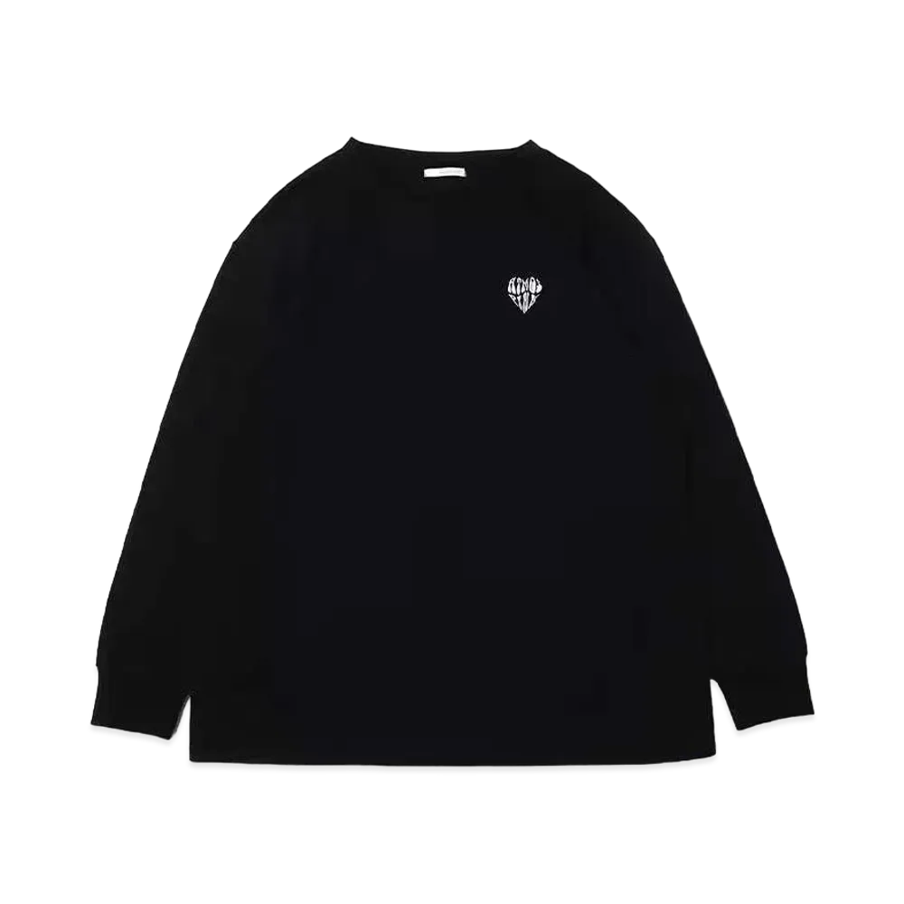 atmos pink Heart Logo Shishuron T "Black"
