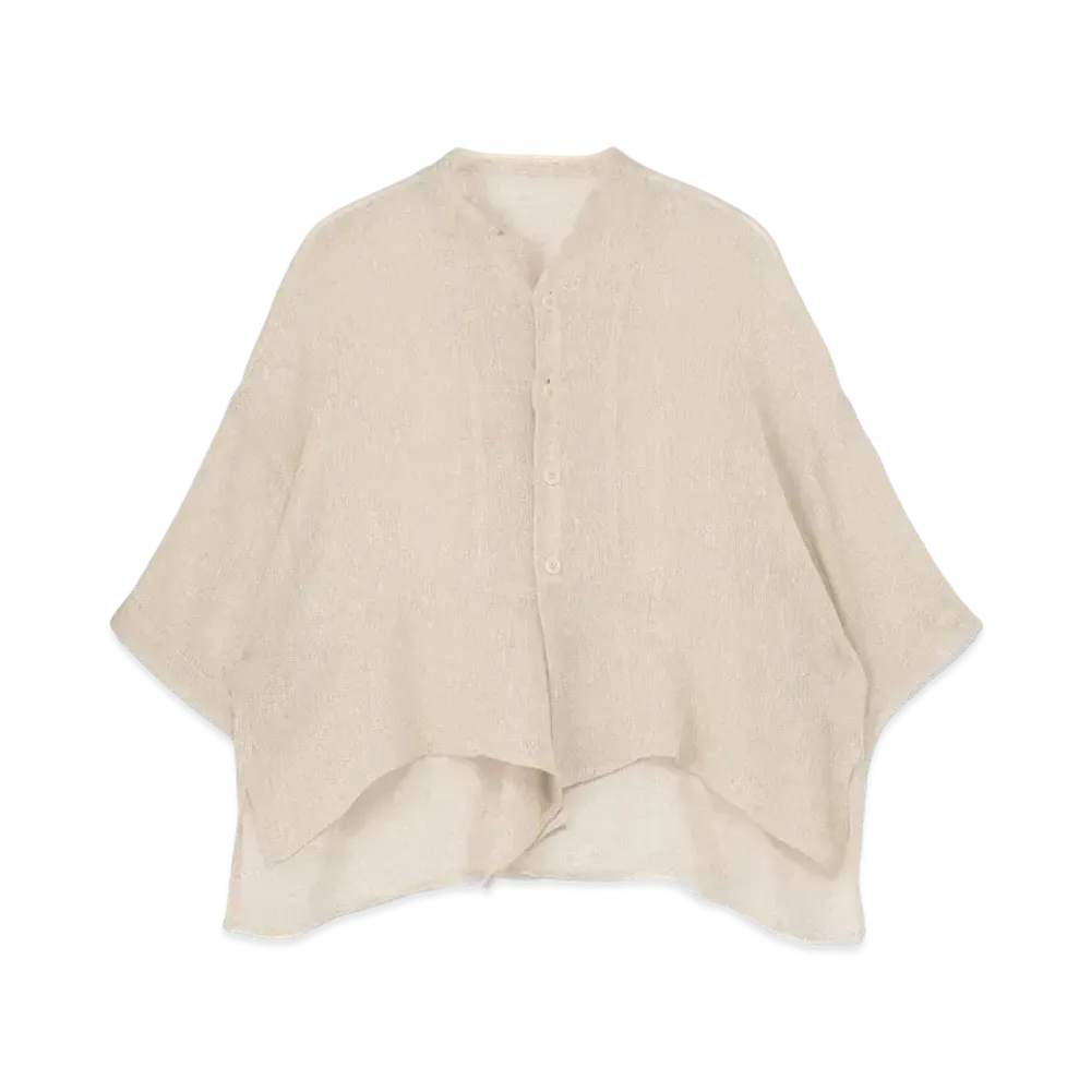 Yohji Yamamoto Y's LENO CLOTH BOX SHIRT "Off White"