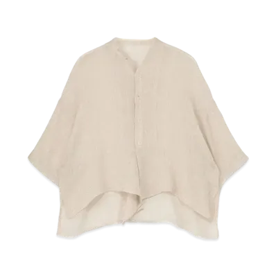 Yohji Yamamoto Y's LENO CLOTH BOX SHIRT "Off White"
