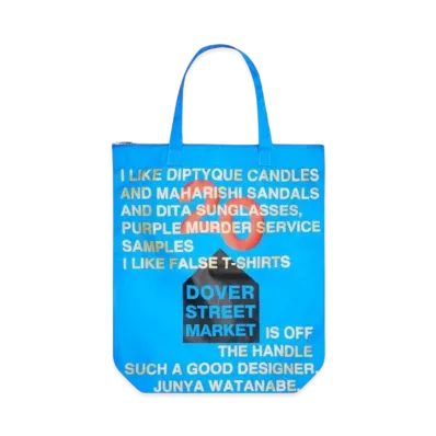 Dover Street Market London x Denim Tears 20th Anniversary Tote "Blue"