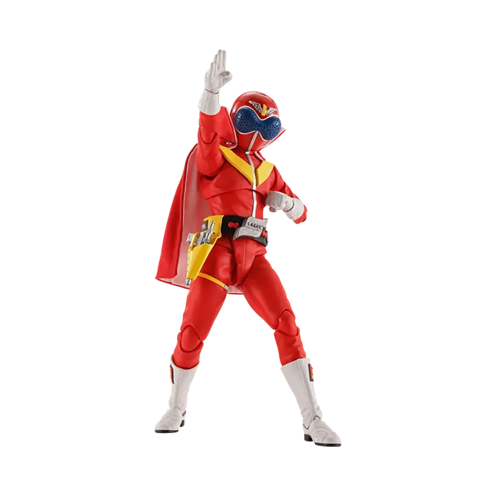 BANDAI "S.H.Figuarts (SHINKOCCHOU SEIHOU)" -Secret Sentai Go Ranger- AKARENGER Super Sentai 50th Anniversary Ver. (First press limited pedestal included)
