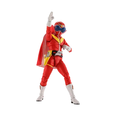BANDAI "S.H.Figuarts (SHINKOCCHOU SEIHOU)" -Secret Sentai Go Ranger- AKARENGER Super Sentai 50th Anniversary Ver. (First press limited pedestal included)