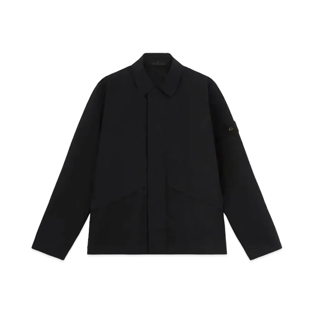 Stone Island 107F1 Weatherproof Cotton Canvas_Stone Island Ghost "Black"