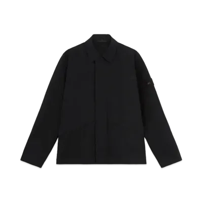 Stone Island 107F1 Weatherproof Cotton Canvas_Stone Island Ghost "Black"