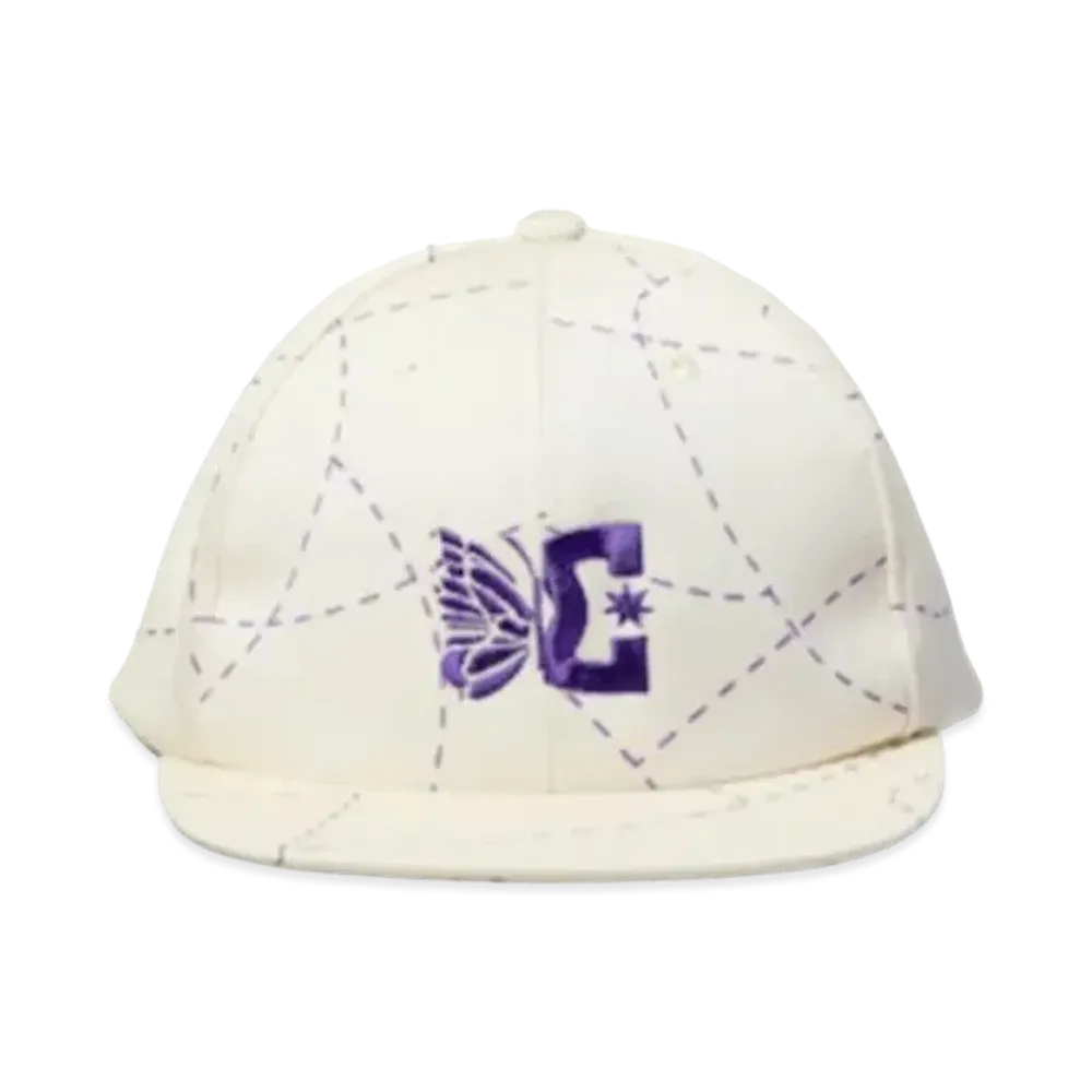 Needles x DC SHOES Baseball Cap - Poly Smooth / Printed "Ivory"