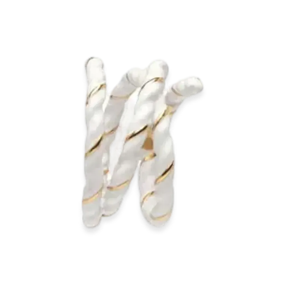Maison Margiela Laces Ring "White/Gold"