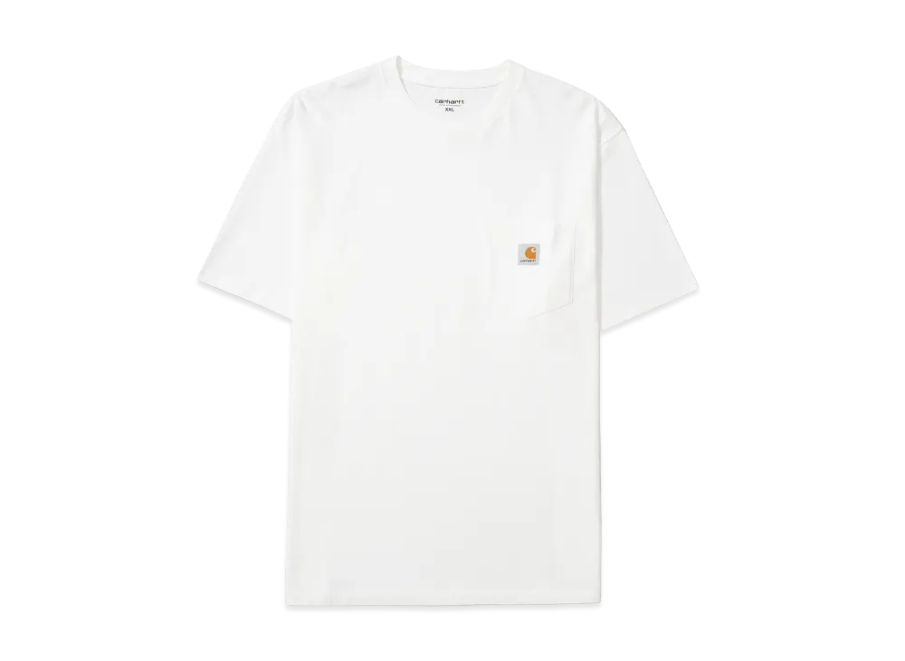 Carhartt WIP T-Shirt Short Sleeve S/S Pocket T-Shirt Men'S Women'S "White"