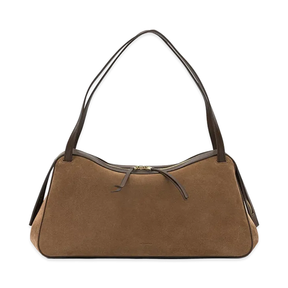 Jil Sander Women's "Dune" Medium Shoulder Bag "Brown"
