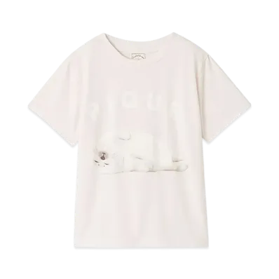 GELATO PIQUE Kids Cool Sensation To The Touch Seal One-Point T-Shirt "Pink"