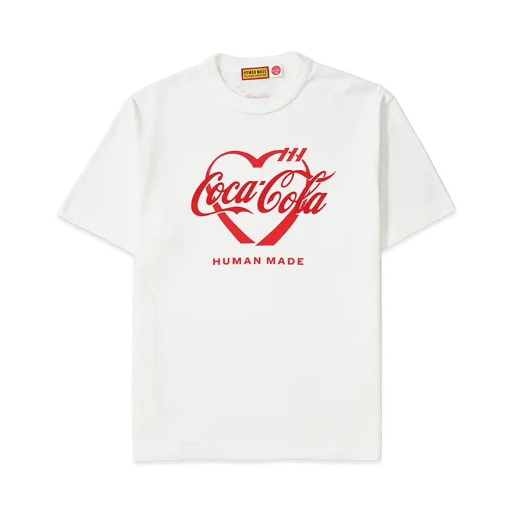 HUMAN MADE x Coca-Cola Graphic T-Shirt "White"