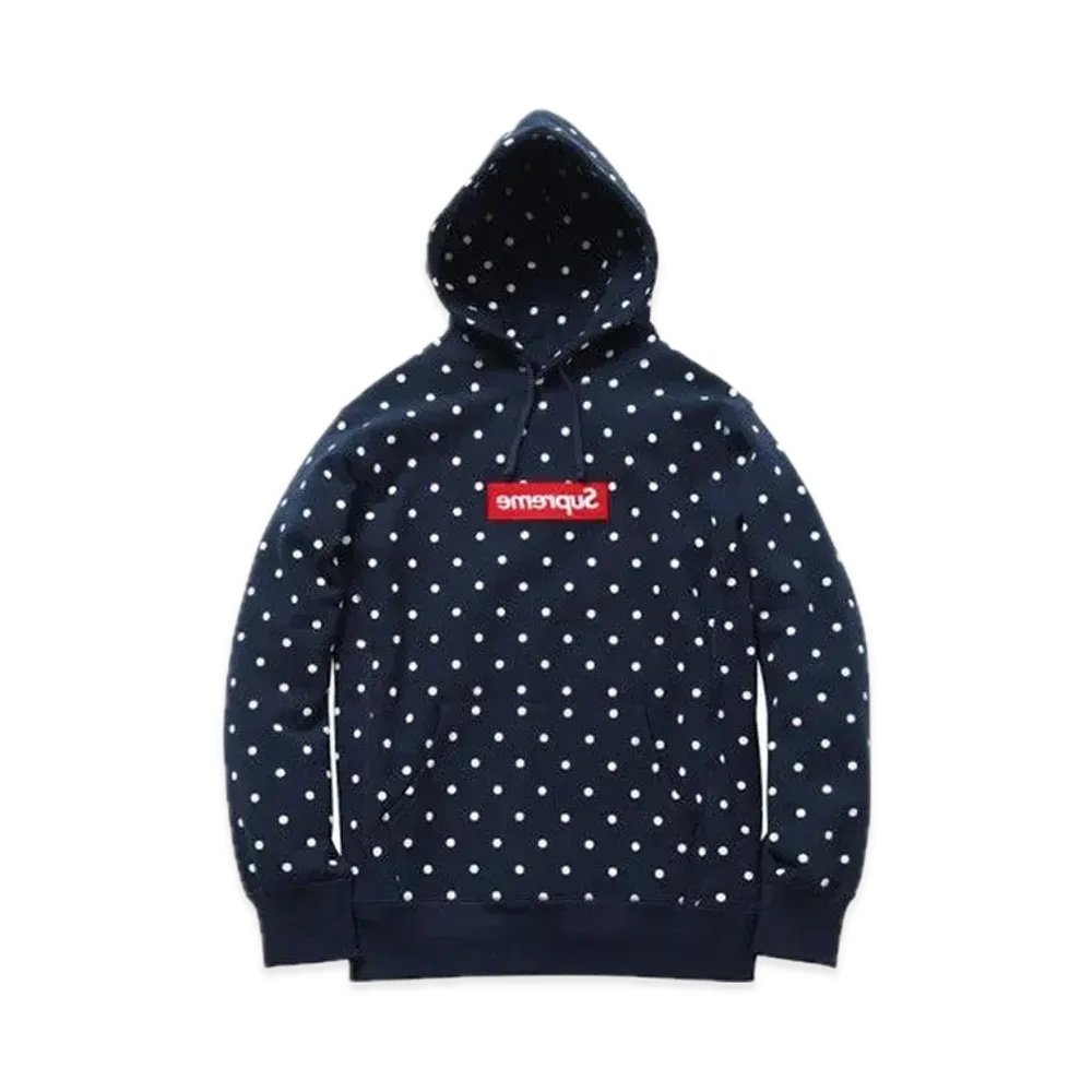 Supreme x COMME des GARCONS SHIRT Box Logo Hoodie "Navy"