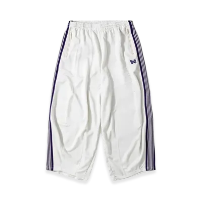 NEEDLES H.D. Track Pants Poly Smooth "Ice White"