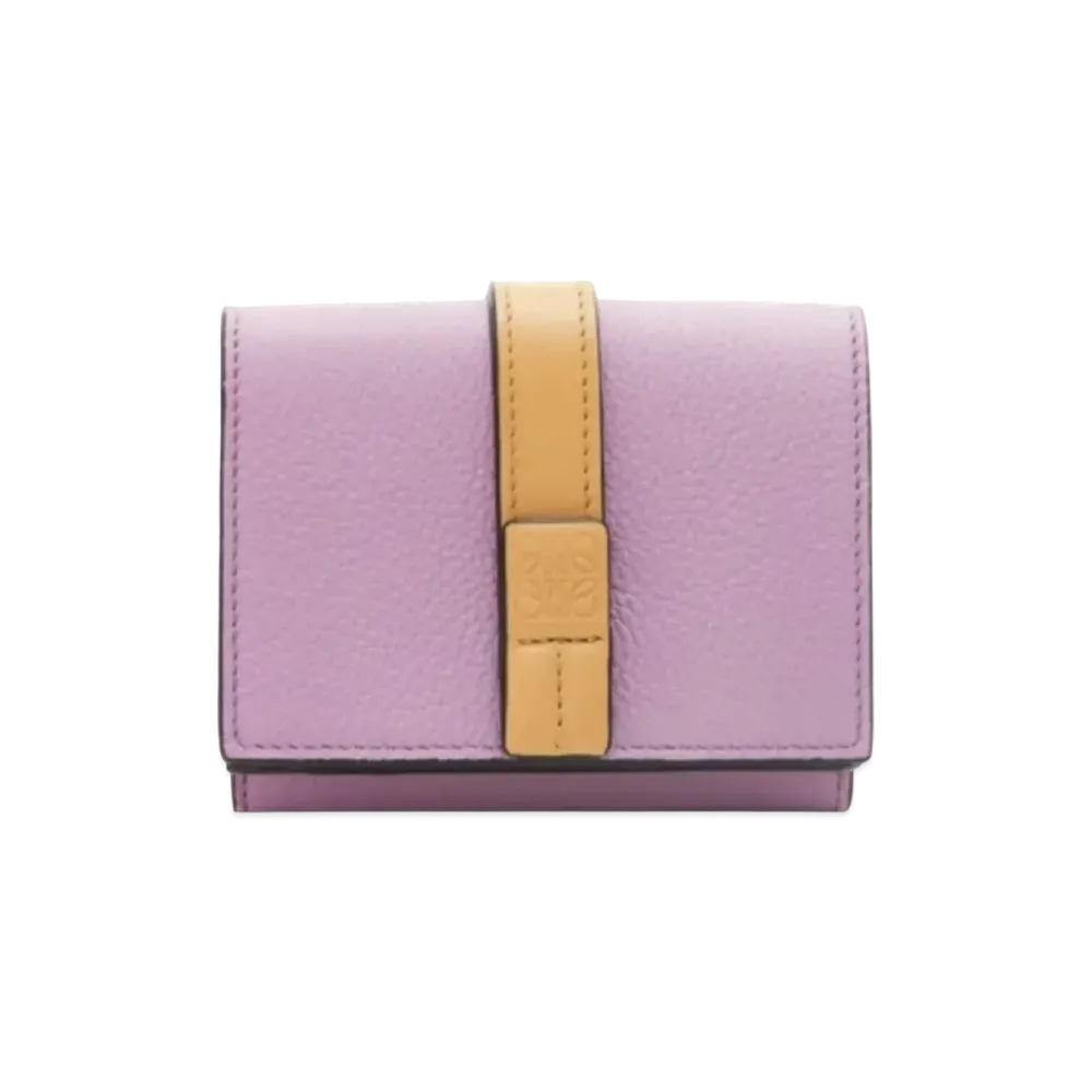 LOEWE Trifold Wallet Soft Grain Calf "Gimove/Gold"