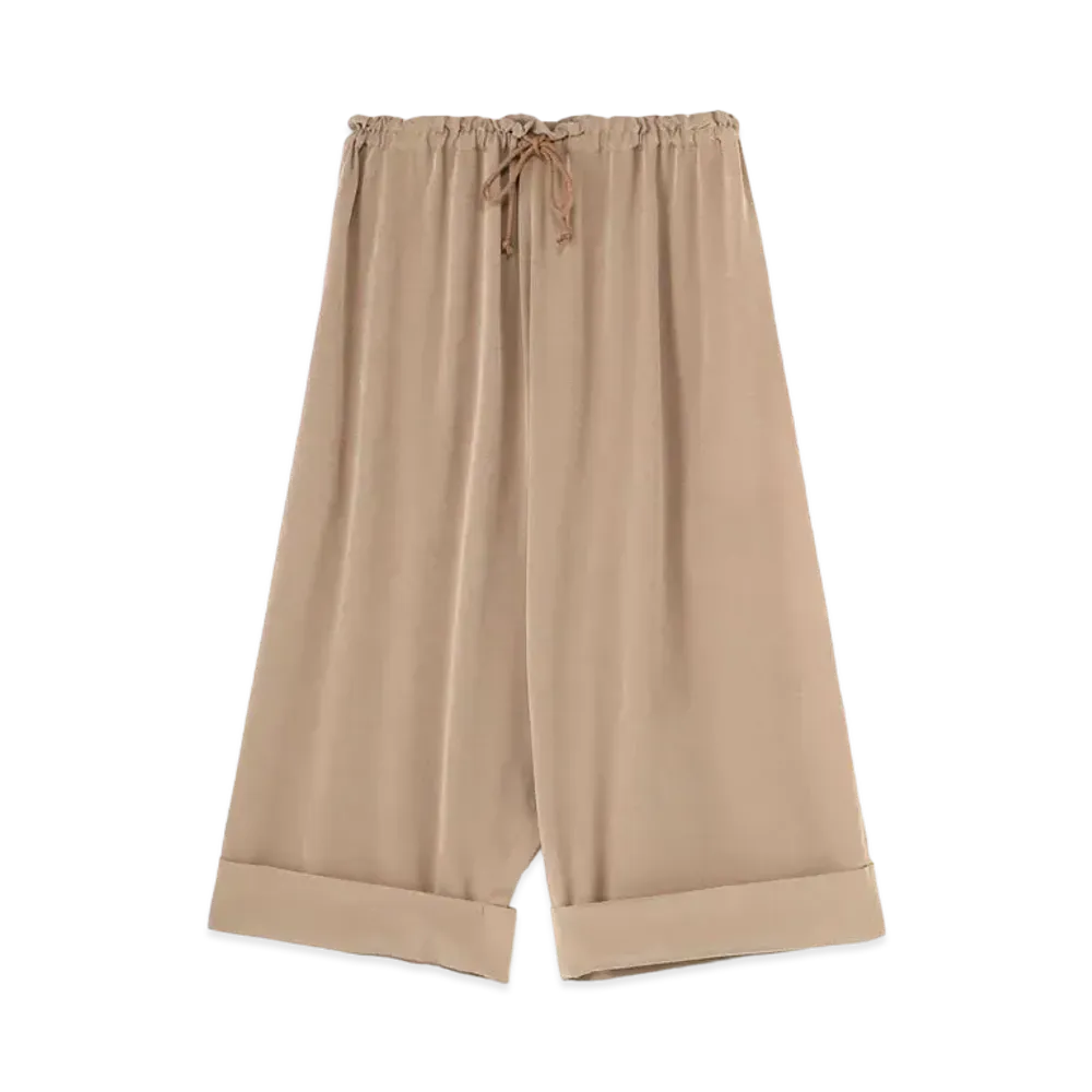 Yohji Yamamoto Y's DECYNE WIDE MACKIN SAROUEL PANTS "Beige"