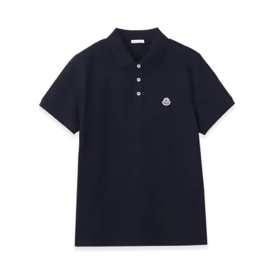 MONCLER Mens Polo Shirt "Darkblue"