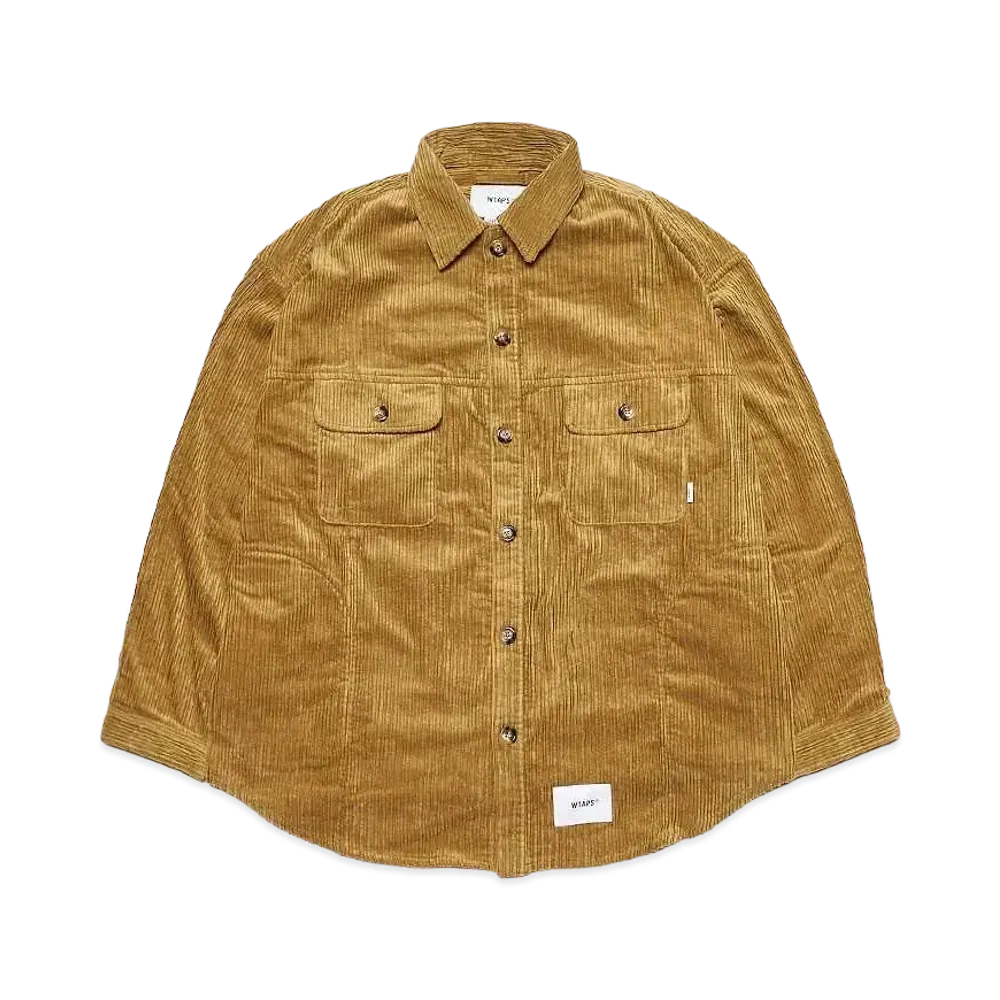 WTAPS WCPO / LS / Cotton. Corduroy "Camel"