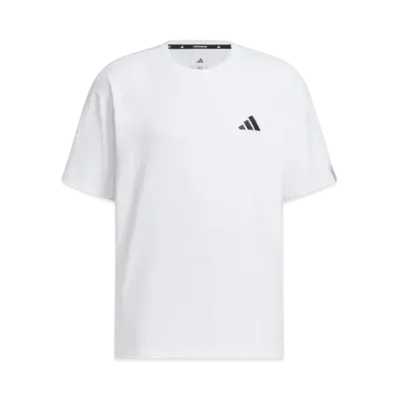 adidas Essentials Plus Loose Fit Small Logo Short Sleeve T-Shirt "White"