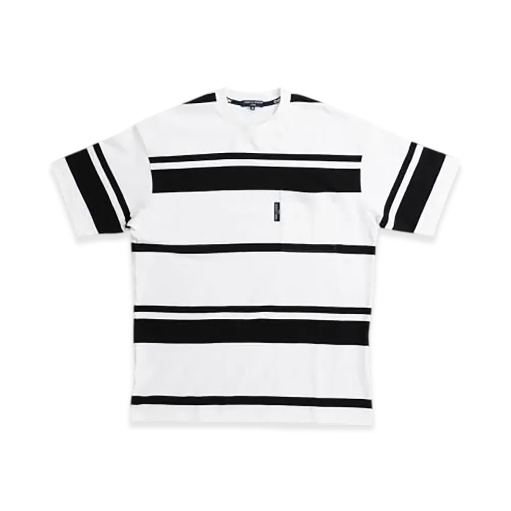 COMME des GARCONS HOMME Border T "White/Black"