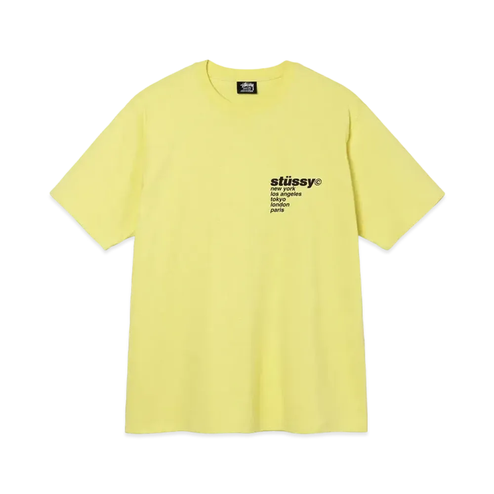 Stussy STRAWBERRY TEE "Yellow"