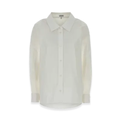 LOEWE Women's Poplin Shirt "White"