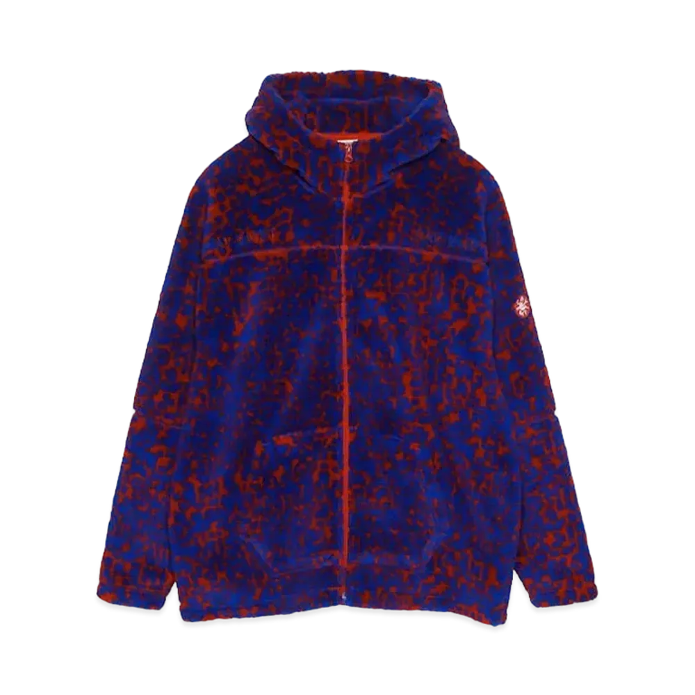 Cav Empt (C.E) NOISE FLEECE ZIP HOODY "Red"