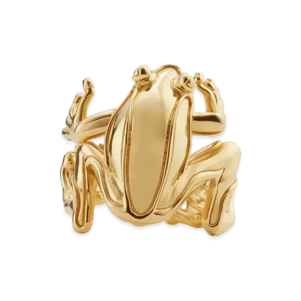 Bottega Veneta Rana Ring "Yellow Gold"