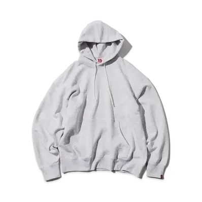 LOOPWHEELER x BEAMS JAPAN YUKI COLLECTION VOL.2 Hoodie "Ash Gray"