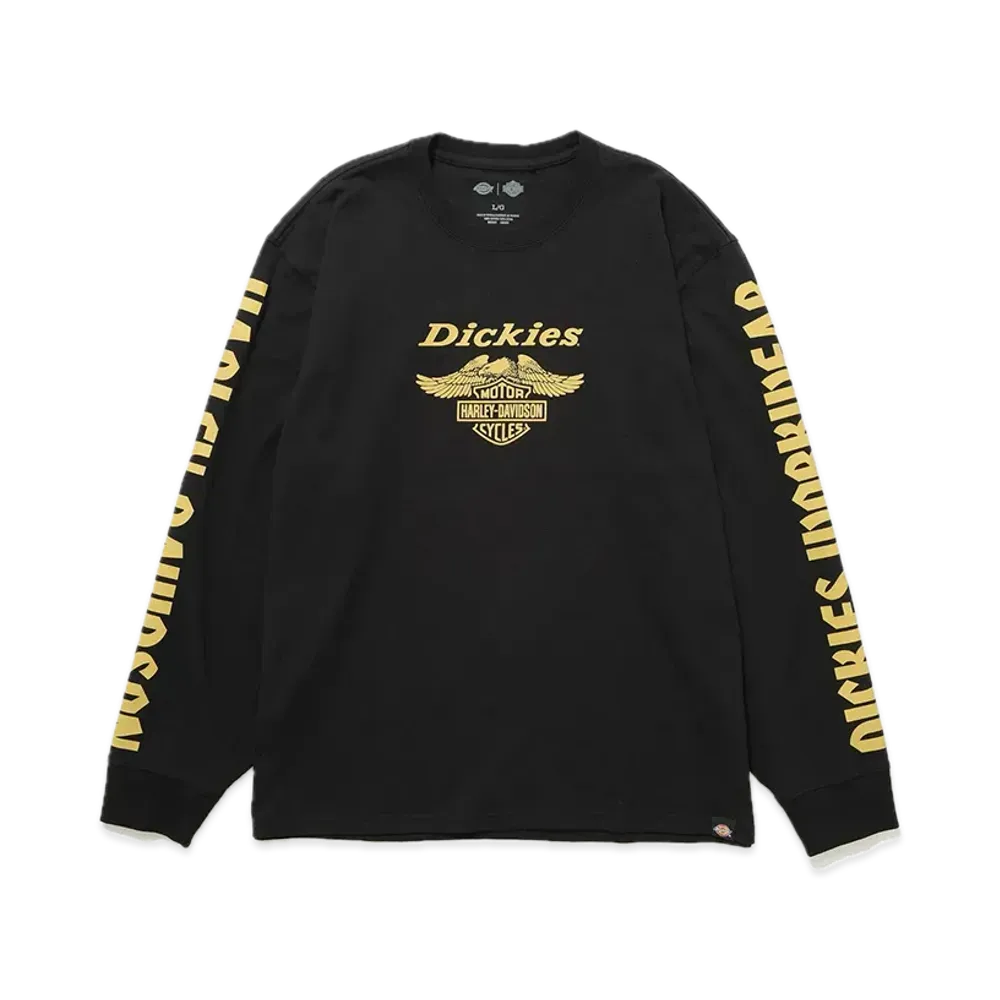 Dickies x Harley Davidson L/S T-Shirt "Black"