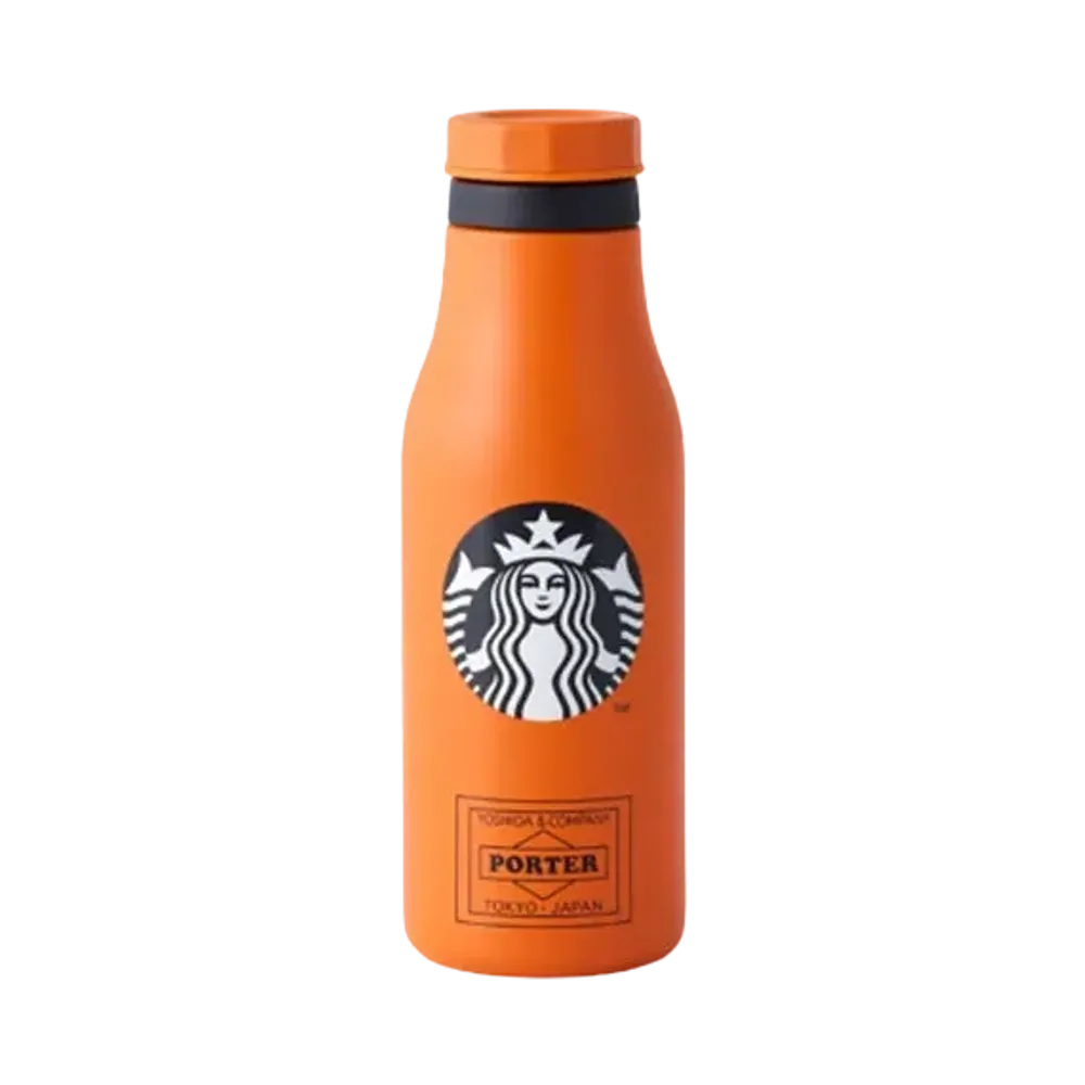 PORTER x STARBUCKS Stainless Logo Bottle 473ml "Orange"