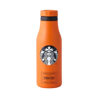 PORTER x STARBUCKS Stainless Logo Bottle 473ml "Orange"