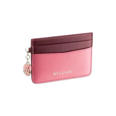 BVLGARI Serpenti Forever Card Holder "Pink"