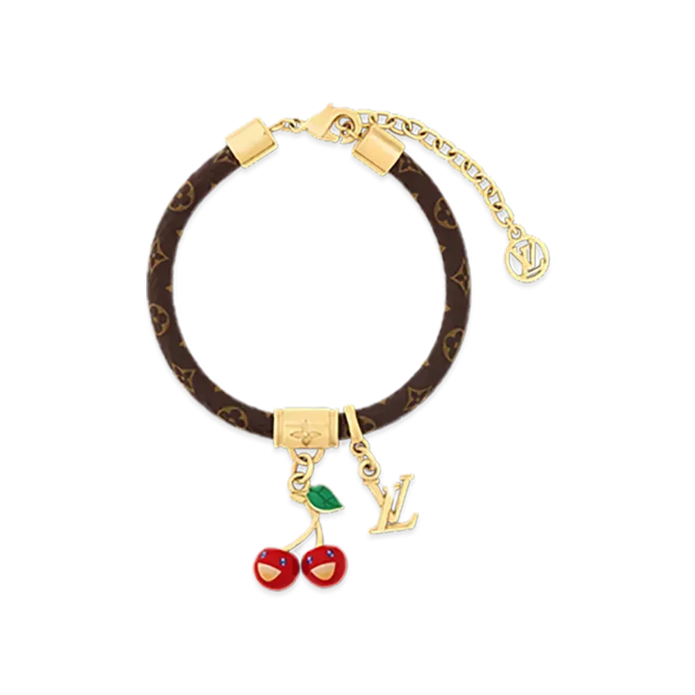 Louis Vuitton x Takashi Murakami Bracelet Monogram Cherry "Brown"