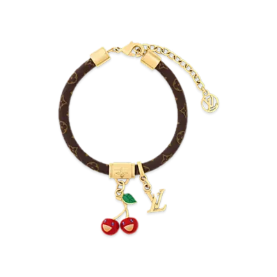 Louis Vuitton x Takashi Murakami Bracelet Monogram Cherry "Brown"
