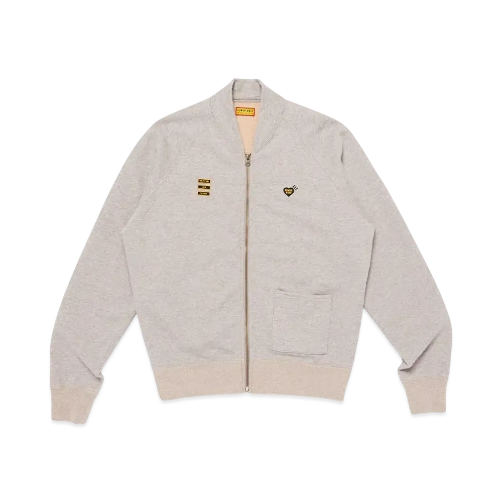 HUMAN MADE Sweat Cardigan "Gray" HM29CS003
