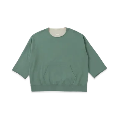 visvim Burrow Dual Sweat DMGD "Green"