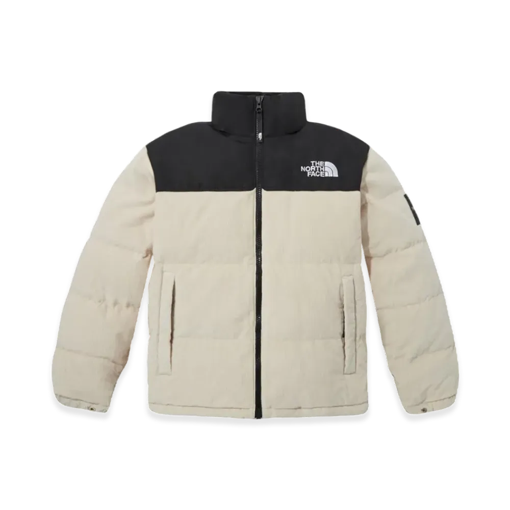The North Face White Label Corduroy Nuptse Down Jacket "Cream"