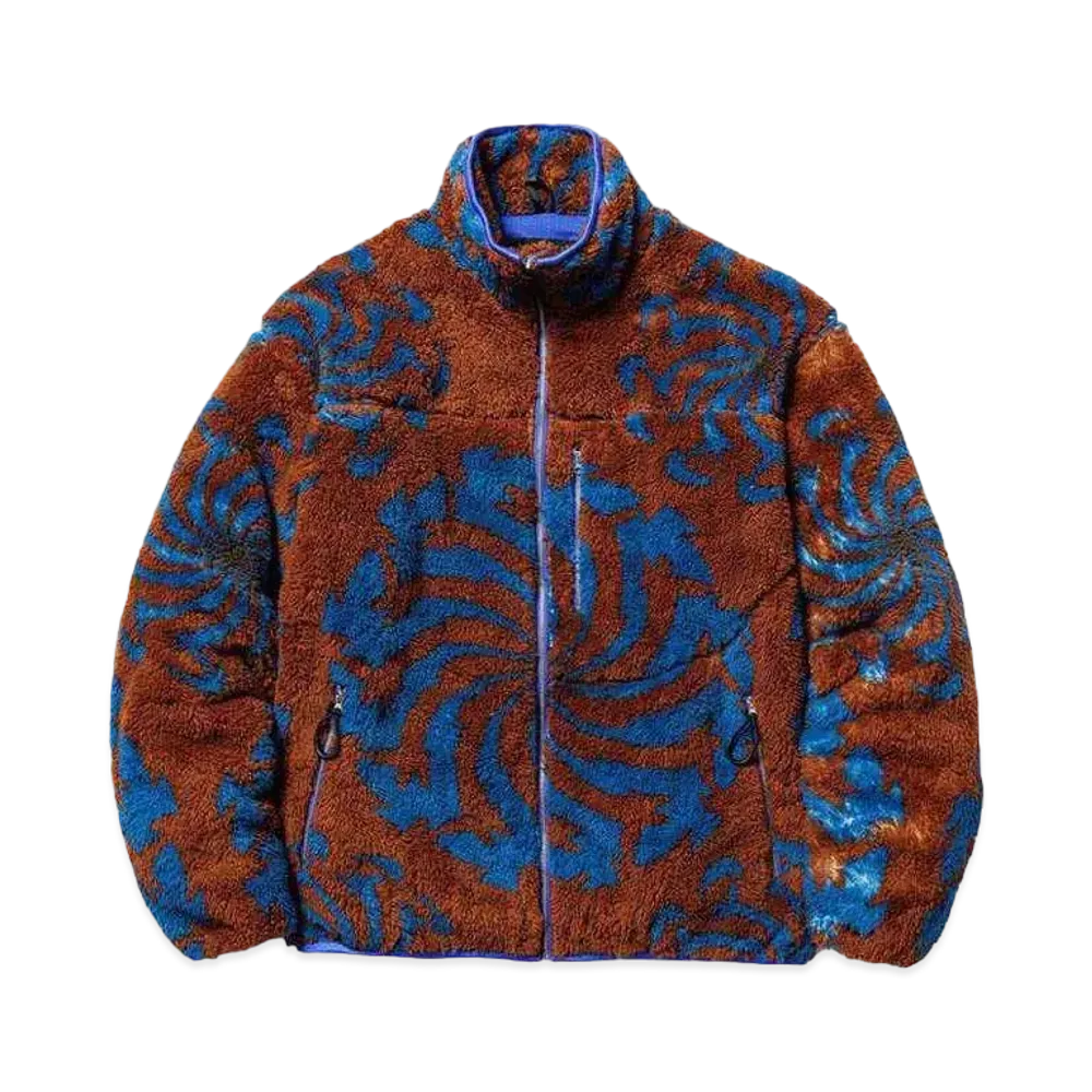 F-LAGSTUF-F SCREW FLEECE JACKET "BROWN"