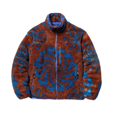 F-LAGSTUF-F SCREW FLEECE JACKET "BROWN"