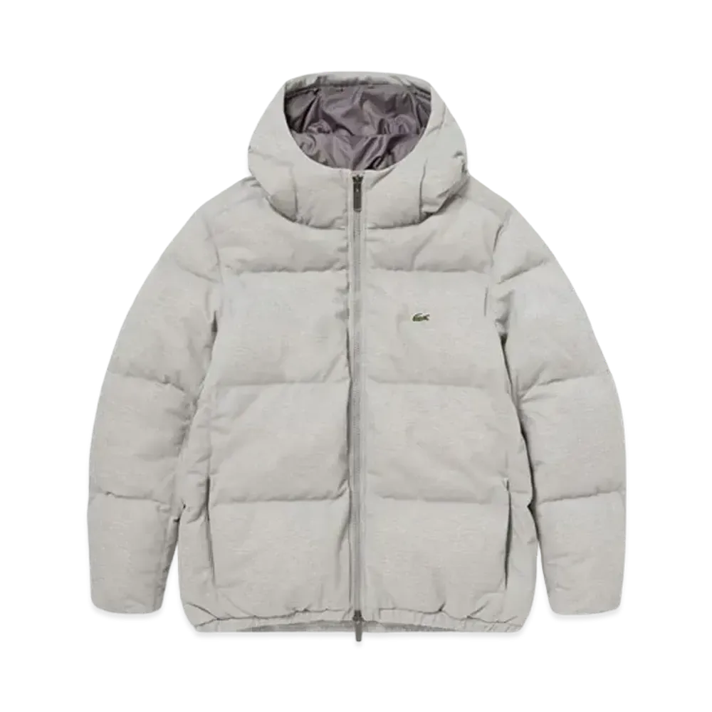 LACOSTE Pique Down Jacket "Grey"