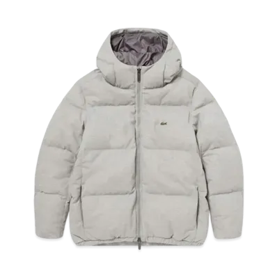 LACOSTE Pique Down Jacket "Grey"