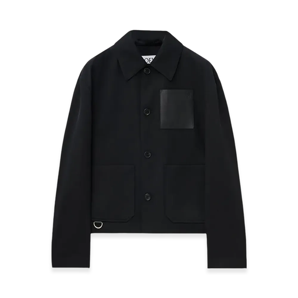 LOEWE Workwear Jacket in Wool "Black"