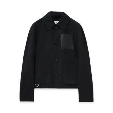 LOEWE Workwear Jacket in Wool "Black"