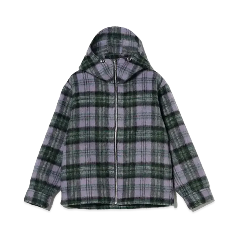 BEAMS FUTURE ARCHIVE Shaggy Hood Blouson 2 "Lavender"